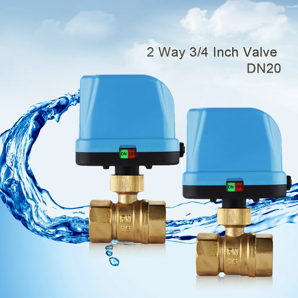 Electrical Ball Valve Brass G3/4" DN20 3/4 Inch 2 Way 220V Control Motorized Ball Valves Actuator
Electrical Ball Valve Brass G3/4" DN20 3/4 Inch 2 Way 220V Control Motorized Ball Valves Actuator