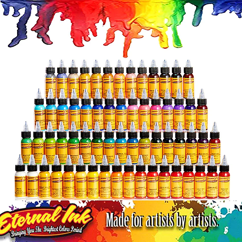 Tattoo Ink-50Pcs Painting Eternal Tattoo Ink Set Permanent Tattoo Paint Body Painting Ink Also Tool
Tattoo Ink-50Pcs Painting Eternal Tattoo Ink Set Permanent Tattoo Paint Body Painting Ink Also Tool