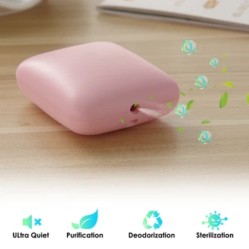 USB Portable Wearable Air Purifier, Personal Mini Air Necklace Negative Ion Air Freshener No Radiation Low Noise for Adults Kids
USB Portable Wearable Air Purifier, Personal Mini Air Necklace Negative Ion Air Freshener No Radiation Low Noise for Adults Kids