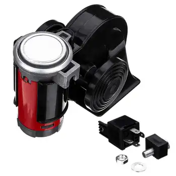 Auto electric snail air horn Twin Dual Tone Compact Car Air Horn 12V Loud 139dB/300dB Compressor for Truck Car Bus Van motorcycl
Auto electric snail air horn Twin Dual Tone Compact Car Air Horn 12V Loud 139dB/300dB Compressor for Truck Car Bus Van motorcycl
