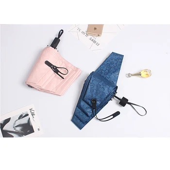 New Mini Capsule Umbrella Embossing Craft Parasol Reverse Double Layer Inverted Umbrella Outdoor Suncreen Windproof Parasol Lot
New Mini Capsule Umbrella Embossing Craft Parasol Reverse Double Layer Inverted Umbrella Outdoor Suncreen Windproof Parasol Lot