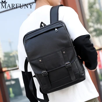 2020 Vintage Leather Men Business Backpack Large Capacity Solid PU Lightweight Shoulder Bag Portable Anti Theft Backpack mochila
2020 Vintage Leather Men Business Backpack Large Capacity Solid PU Lightweight Shoulder Bag Portable Anti Theft Backpack mochila