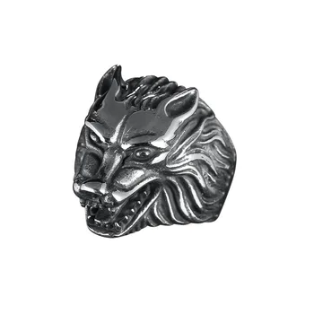 Ready stock Creative New Animal Wolf Head Men's Alloy Ring Domineering Personality Trendy Jewelry Ring 
Ready stock Creative New Animal Wolf Head Men's Alloy Ring Domineering Personality Trendy Jewelry Ring