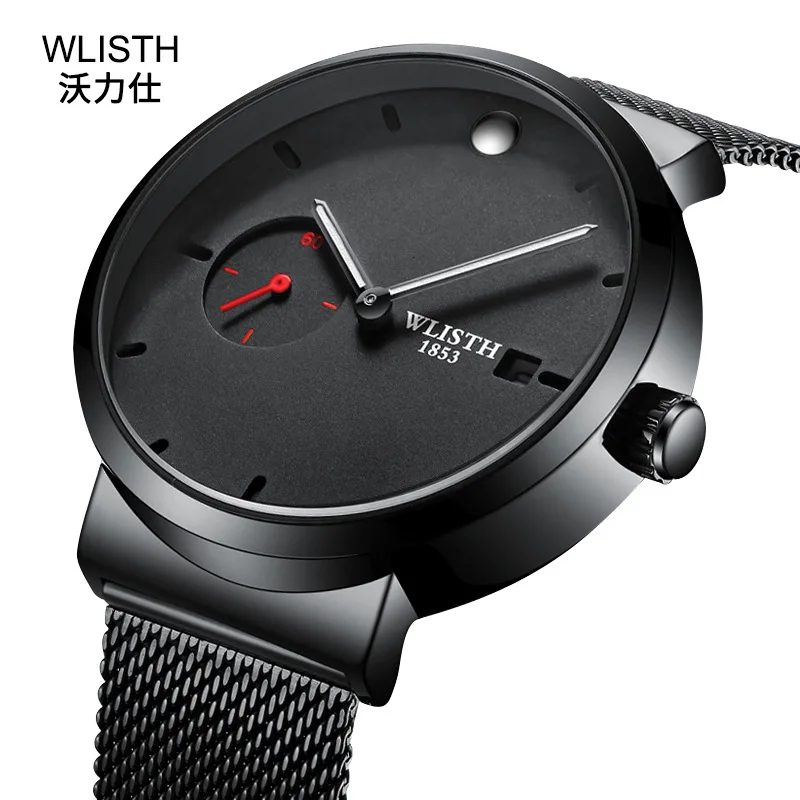 WLISTH Men's Watch Simple Two-Hand Waterproof Quartz Watch Independent Small Second Hand Luxury Brand Calendar Men's wrist Watch
WLISTH Men's Watch Simple Two-Hand Waterproof Quartz Watch Independent Small Second Hand Luxury Brand Calendar Men's wrist Watch