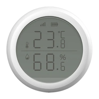 Temperature Sensor Smart Wifi Wireless Temperature Sensor Home Security Alarm for Tuya App
Temperature Sensor Smart Wifi Wireless Temperature Sensor Home Security Alarm for Tuya App