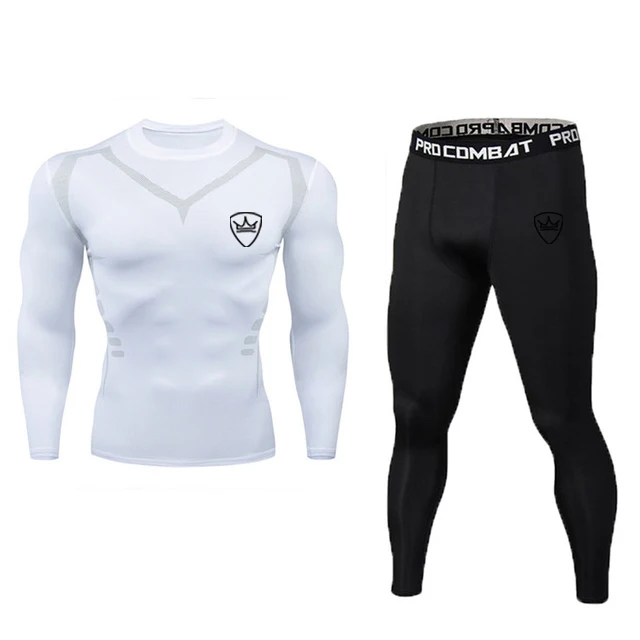 2019 New Compression Tracksuit 2pcs set Fitness Tight Sportswear Quick Dry Running Set T-shirt Leggings Men's Sportswear suits
2019 New Compression Tracksuit 2pcs set Fitness Tight Sportswear Quick Dry Running Set T-shirt Leggings Men's Sportswear suits