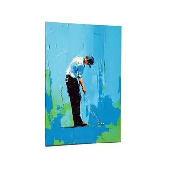 Hand Painted Modern Oil Painting A Man Is Playing Golf Pictures Decor On Canvas Wall Art Abstract Human Graffiti Painting
Hand Painted Modern Oil Painting A Man Is Playing Golf Pictures Decor On Canvas Wall Art Abstract Human Graffiti Painting