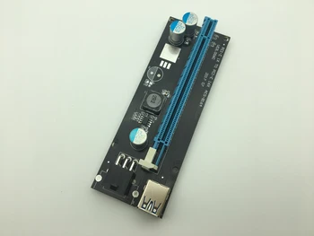 Riser VER006C Black PCI-E 1x to 16x PCI-E Riser Card 60cm USB 3.0 Cable SATA to 6Pin Power for BTC Bitcoin Mining Antminer Miner
Riser VER006C Black PCI-E 1x to 16x PCI-E Riser Card 60cm USB 3.0 Cable SATA to 6Pin Power for BTC Bitcoin Mining Antminer Miner