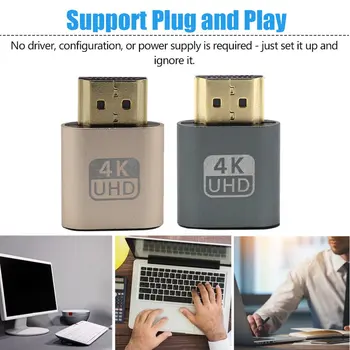 4K HDMI Virtual Displayeat Dummy Plug Display Emulator Connector VGA Virtual Emulator Adapter DDC Edid 2020 New
4K HDMI Virtual Displayeat Dummy Plug Display Emulator Connector VGA Virtual Emulator Adapter DDC Edid 2020 New