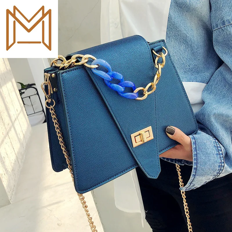 Bag Western Style Woman Package 2019 All-match Oblique Tide Concise Satchel Chain Single Shoulder Package
Bag Western Style Woman Package 2019 All-match Oblique Tide Concise Satchel Chain Single Shoulder Package