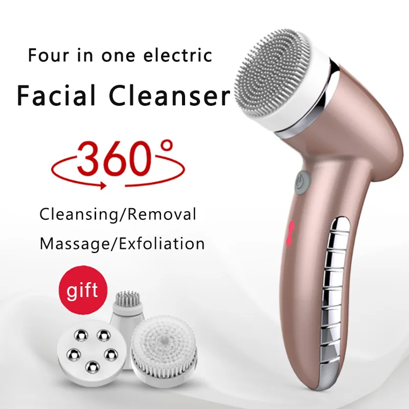face massager Facial Cleansing Brush Sonic Vibration Silicone Deep Pore Cleaning Electric Facial Massage Beauty Instrument
face massager Facial Cleansing Brush Sonic Vibration Silicone Deep Pore Cleaning Electric Facial Massage Beauty Instrument