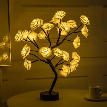 Led lamp Rose Flower Tree Shape USB Port and Battery Powered Decorative LED Table Lights Parties Xmas Wedding Night Light
Led lamp Rose Flower Tree Shape USB Port and Battery Powered Decorative LED Table Lights Parties Xmas Wedding Night Light