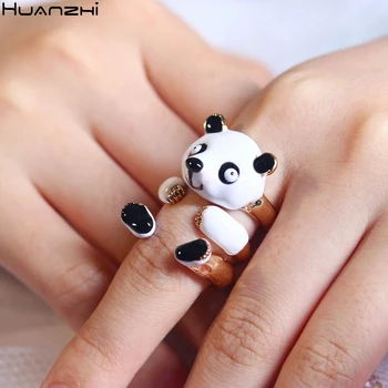 HUANZHI 2020 New 3pcs/set Adorable Animal Panda Zebra Enamel Glaze Metal Combination Rings for Women Girls Jewelry Gifts
HUANZHI 2020 New 3pcs/set Adorable Animal Panda Zebra Enamel Glaze Metal Combination Rings for Women Girls Jewelry Gifts
