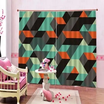 3D Digital print Geometry Curtians For Living Room Bedroom Custom size Blackout Curtains for window home decoration
3D Digital print Geometry Curtians For Living Room Bedroom Custom size Blackout Curtains for window home decoration