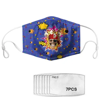 Hip Hop Boom Skull Pattern Unisex Lower Face Mouth Nose Maske Anti PM2.5/Haze Dustproof Mouth Mask Face With 7Pcs Filter Masks
Hip Hop Boom Skull Pattern Unisex Lower Face Mouth Nose Maske Anti PM2.5/Haze Dustproof Mouth Mask Face With 7Pcs Filter Masks