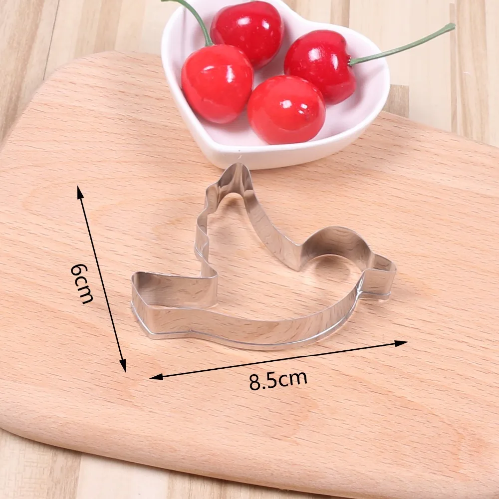 Hot Sale Stainless Steel Biscuit Cutter Fondant Cake Decoration Tool Pigeon Shape Cookie Mold Printing Card Kitchen Baking Tool Hot Sale Stainless Steel Biscuit Cutter Fondant Cake Decoration Tool Pigeon Shape Cookie Mold Printing Card Kitchen Baking Tool