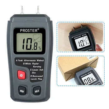0-99.9% Two Pins Digital Moisture Timber Meter Tester LCD Display Auto Power Off Precise Testing Built-in Low Battery Detection
0-99.9% Two Pins Digital Moisture Timber Meter Tester LCD Display Auto Power Off Precise Testing Built-in Low Battery Detection