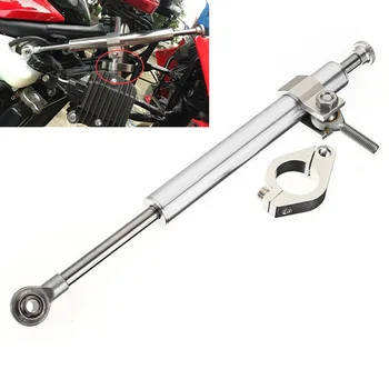 330mm Length Aluminum Motorcycle Steering Damper Fork Stabilizer Universal Silver Long Lasting Anti-oxidising
330mm Length Aluminum Motorcycle Steering Damper Fork Stabilizer Universal Silver Long Lasting Anti-oxidising