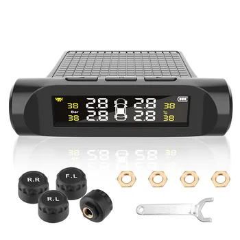 LEEPEE Car TPMS Tyre Pressure Monitoring System Digital LCD Display Tyre Pressure Battery Auto Security Alarm Systems
LEEPEE Car TPMS Tyre Pressure Monitoring System Digital LCD Display Tyre Pressure Battery Auto Security Alarm Systems