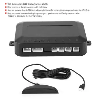 4 Parking Sensors Alert Alarm Kit LED Car Backup Reverse Rear Radar Warning Sound System auto Parking Distance Control Sensor
4 Parking Sensors Alert Alarm Kit LED Car Backup Reverse Rear Radar Warning Sound System auto Parking Distance Control Sensor
