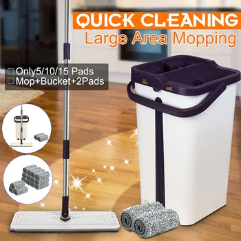 NEW Flat Squeeze Magic Automatic Mop And Bucket Avoid Hand Washing Microfiber Cleaning Cloth Kitchen Wooden Floor Lazy Mop
NEW Flat Squeeze Magic Automatic Mop And Bucket Avoid Hand Washing Microfiber Cleaning Cloth Kitchen Wooden Floor Lazy Mop