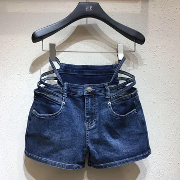 Women's tight-fitting straps hollow summer fashion denim short for women2020New women's summer temperament sweetshorts women XL
Women's tight-fitting straps hollow summer fashion denim short for women2020New women's summer temperament sweetshorts women XL