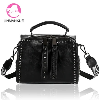 Women Vintage Rivets Shoulder Bag Fashion Elegant Handbag High Quality Crossbody Bags Designer Leather Ladies Hand Bags Tote
Women Vintage Rivets Shoulder Bag Fashion Elegant Handbag High Quality Crossbody Bags Designer Leather Ladies Hand Bags Tote