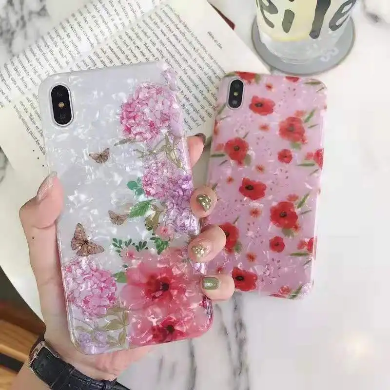 Hydrangea mobile phone case for iPhone7 shell soft IMD back cover phone case for xr XS Max 6 6S 8 Plus X phone case.
Hydrangea mobile phone case for iPhone7 shell soft IMD back cover phone case for xr XS Max 6 6S 8 Plus X phone case.