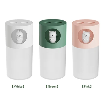 Portable Cute Air Humidifier 270ml Double Spray Port Night Light Diffuser Cool Mist Maker Fogger for Household Office
Portable Cute Air Humidifier 270ml Double Spray Port Night Light Diffuser Cool Mist Maker Fogger for Household Office