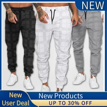 Men's Casual Trousers Check Elastic Waist Pockets Spring/Autumn Casual Jogger Classic Pencil Plaid Print Street Leisure Trousers 
Men's Casual Trousers Check Elastic Waist Pockets Spring/Autumn Casual Jogger Classic Pencil Plaid Print Street Leisure Trousers
