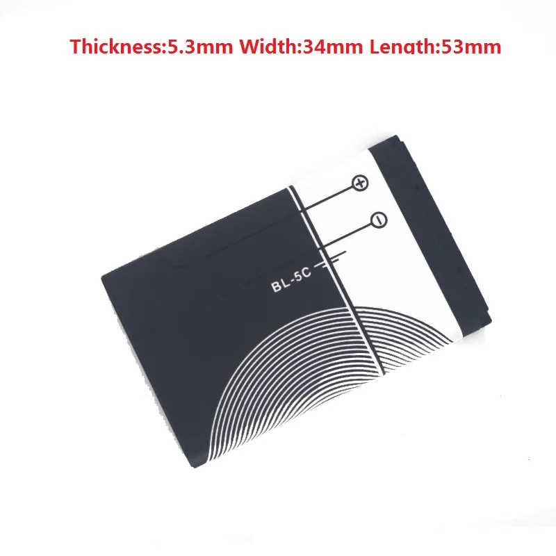 1200mAh BL-5C BL5C BL 5C Replacement Li-ion Battery for phone,radio,1112 1208 1600 2610 2600 n70 n71
1200mAh BL-5C BL5C BL 5C Replacement Li-ion Battery for phone,radio,1112 1208 1600 2610 2600 n70 n71