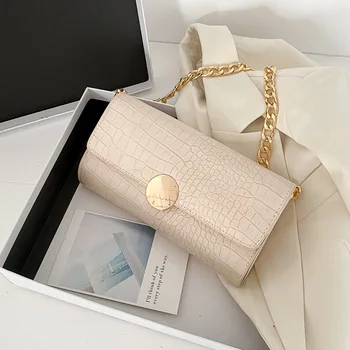 Bag 2020 new fashion one-shoulder messenger crocodile pattern small square bag French underarm bag baguette bag stall female bag
Bag 2020 new fashion one-shoulder messenger crocodile pattern small square bag French underarm bag baguette bag stall female bag