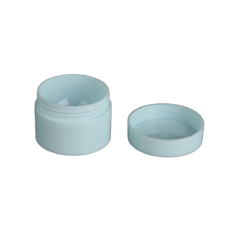 

Empty 5g 15g 20g 30g 50g Blue Frosted Plastic Cream Jar Cosmetic Containers Refillable Emulsion Facial Mask Container 50 pcs/lot