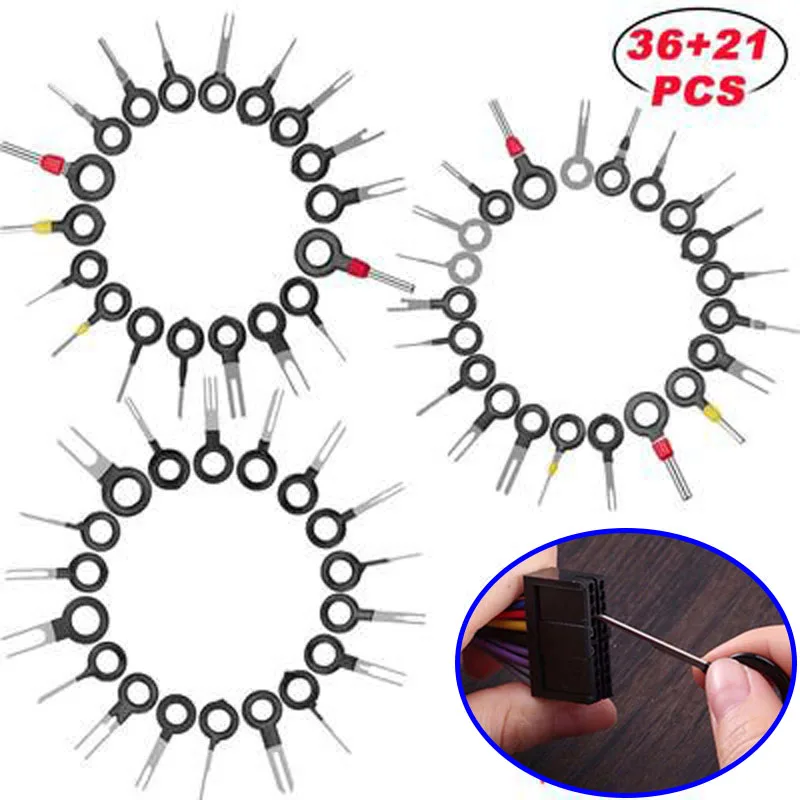 57*Terminal Removal Tool Kit Car Electrical Wiring Crimp Connector Pin Puller Automotive Terminal Removal Tool
57*Terminal Removal Tool Kit Car Electrical Wiring Crimp Connector Pin Puller Automotive Terminal Removal Tool