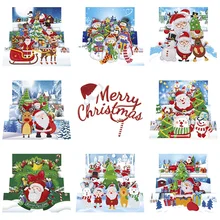 8pcs DIY Diamond Painting Greeting Card Special-shaped Part Drill Mosaic Merry Christmas Embroidery Kit Santa Claus Xmas Postcar
8pcs DIY Diamond Painting Greeting Card Special-shaped Part Drill Mosaic Merry Christmas Embroidery Kit Santa Claus Xmas Postcar