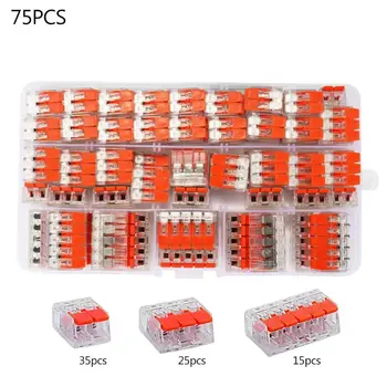 2020 New75/85pcs 2/3/5 Way Terminal Block Electric Cable Wire Wiring Cable WireConnector
2020 New75/85pcs 2/3/5 Way Terminal Block Electric Cable Wire Wiring Cable WireConnector