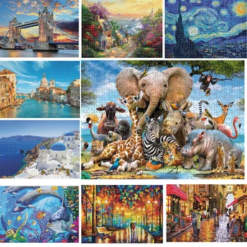 Puzzles 1000 pieces Assembling Landscape Puzzle Educational Toys for Kids children Adulto games Toys Gifts
Puzzles 1000 pieces Assembling Landscape Puzzle Educational Toys for Kids children Adulto games Toys Gifts
