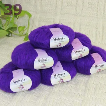 Sale New 6BallsX25g Luxury Soft Mohair Warm Wrap Shawl Hand Knit Crochet Yarn RoyalPurple 291-39-6
Sale New 6BallsX25g Luxury Soft Mohair Warm Wrap Shawl Hand Knit Crochet Yarn RoyalPurple 291-39-6