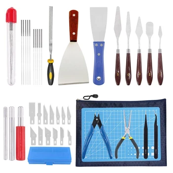 3D Printer Accessories Tool Kit, Scrapers,Cutting Mats and Other 3D Printing Tools, Which Can Be Used to Remove, Clean
3D Printer Accessories Tool Kit, Scrapers,Cutting Mats and Other 3D Printing Tools, Which Can Be Used to Remove, Clean