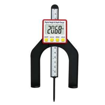 High Quality 0-80mm Digital Depth Height Gauge LCD Display Magnetic Woodwork Measuring Tool Supplies
High Quality 0-80mm Digital Depth Height Gauge LCD Display Magnetic Woodwork Measuring Tool Supplies