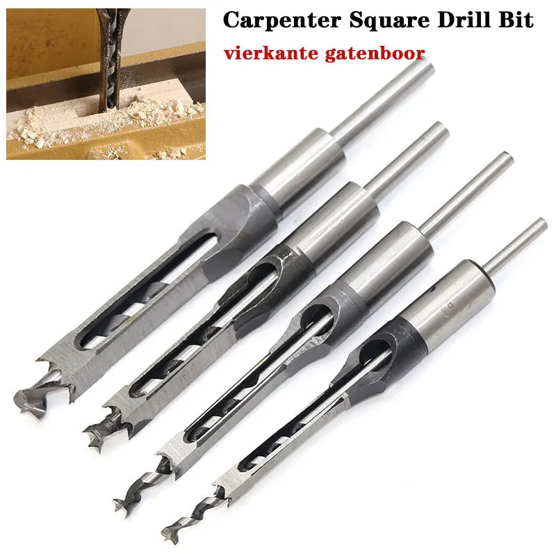 High Hardness HSS Metric Mortising Chisel Square Hole Drill Bit Cutter Woodwork Drill Tools Kit Set Hole Extended Saw 6.0mm~30m
High Hardness HSS Metric Mortising Chisel Square Hole Drill Bit Cutter Woodwork Drill Tools Kit Set Hole Extended Saw 6.0mm~30m
