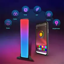 LED Smart Light Bars RGB Sound Control Pickup Rhythm Light Bluetooth-compatible APP Music Atmosphere Stage Lamp For TV
LED Smart Light Bars RGB Sound Control Pickup Rhythm Light Bluetooth-compatible APP Music Atmosphere Stage Lamp For TV