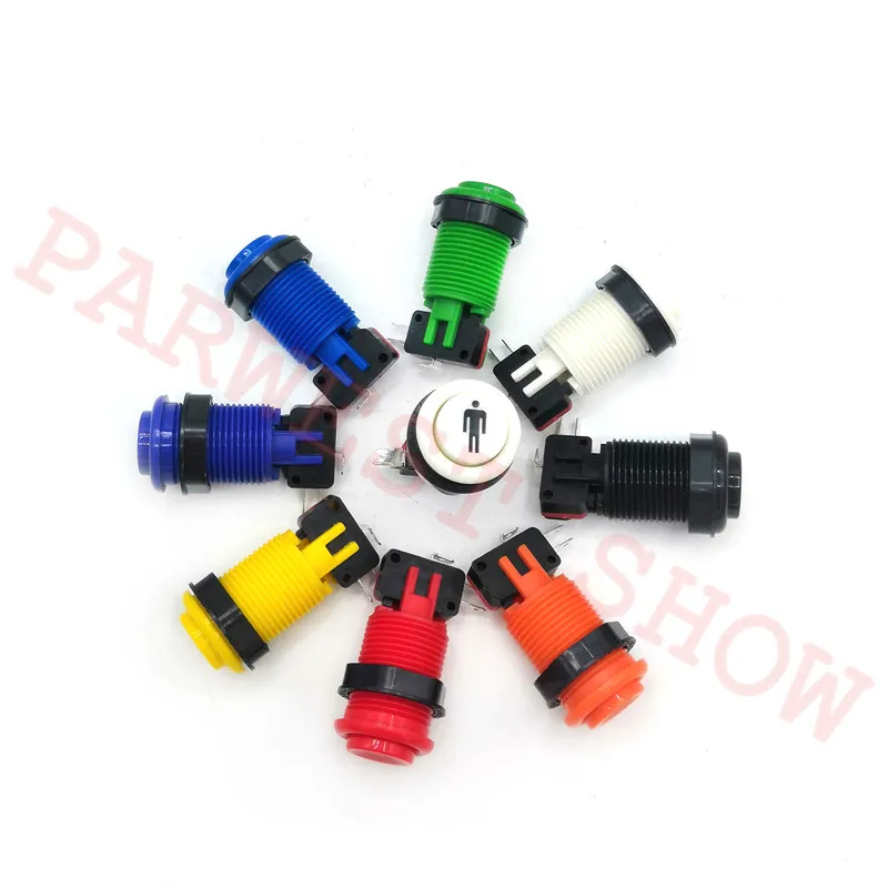 8PCS American Push Button 1Player with1P / 2P / 3P /4P Start Push Buttons/Happ Buttonswith Micro-switches for Arcade Jamma MAME
8PCS American Push Button 1Player with1P / 2P / 3P /4P Start Push Buttons/Happ Buttonswith Micro-switches for Arcade Jamma MAME