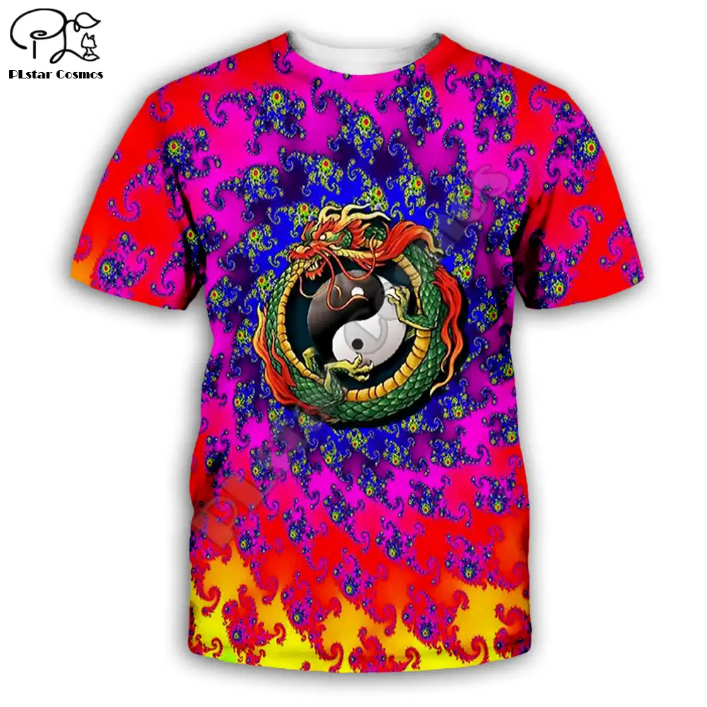 groovy hippie men women colorful peace print 3d hoodie trippy