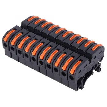 20 Pcs Fast Wire Connector PCT-211 Universal Compact Electrical Cable Wire Connectors Terminal Block DIN Rail 11~28AWG
20 Pcs Fast Wire Connector PCT-211 Universal Compact Electrical Cable Wire Connectors Terminal Block DIN Rail 11~28AWG