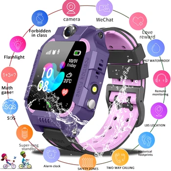 LIGE Smart Watch for Children LBS Position Tracker Waterproof Baby Watch SOS one Button for help Kids smartwatch Children's gift
LIGE Smart Watch for Children LBS Position Tracker Waterproof Baby Watch SOS one Button for help Kids smartwatch Children's gift
