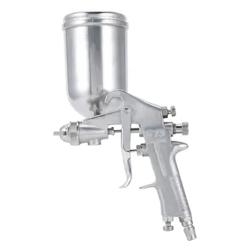 F75 Air Painter Spray Gun Pneumatic 1.5mm Nozzle 400ML Airbrush Sprayer Painting Atomizer Tool With Hopper For Painting Cars 
F75 Air Painter Spray Gun Pneumatic 1.5mm Nozzle 400ML Airbrush Sprayer Painting Atomizer Tool With Hopper For Painting Cars