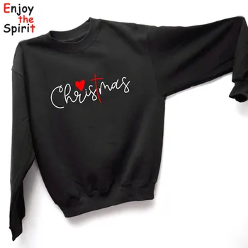Christmas Jumper Women Fashion Letter Print Cross Love Heart Cotton Fleece Streetwear Girl Warm Top Sweatshirt Dropshipping
Christmas Jumper Women Fashion Letter Print Cross Love Heart Cotton Fleece Streetwear Girl Warm Top Sweatshirt Dropshipping