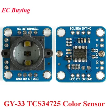 GY-33 TCS34725 Color Sensor Identify Recognition Sensors Module Replace TCS230 TCS3200 GY 33 GY33 DIY Electronic For Arduino
GY-33 TCS34725 Color Sensor Identify Recognition Sensors Module Replace TCS230 TCS3200 GY 33 GY33 DIY Electronic For Arduino