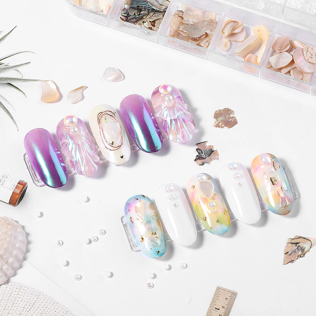 Irregular Conch Pearl Nail Sticker Set High Brightness Nail Decals Kit Nail Art Beauty Supplies
Irregular Conch Pearl Nail Sticker Set High Brightness Nail Decals Kit Nail Art Beauty Supplies